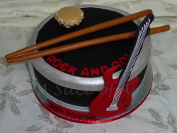 drum birthday cake