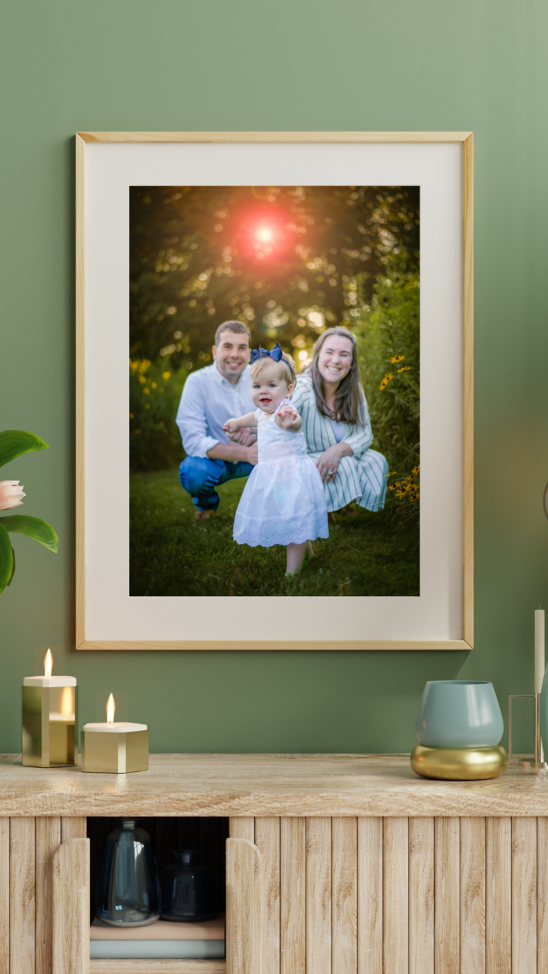 wrapped baby newborn photography