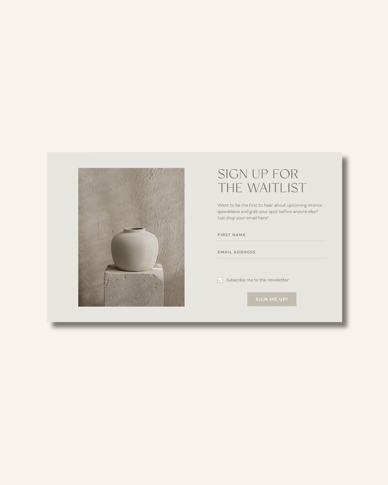Flodesk signup forms Fern & Fig 4