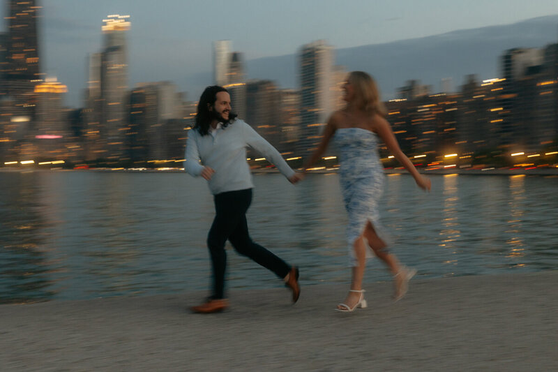an and woman holding hands