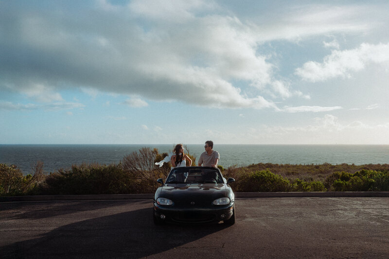Intimate forest elopement photo in Los Angeles