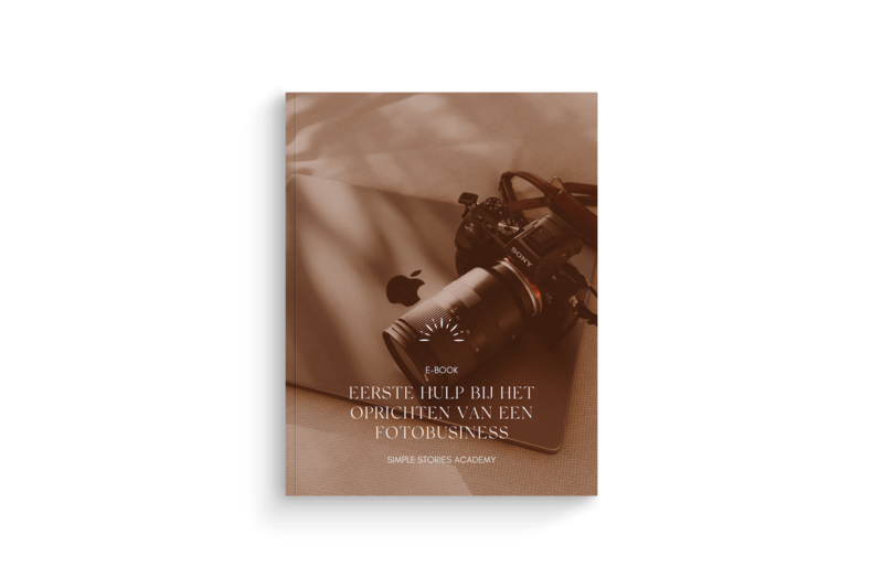 E-book Eerste hulp bij het oprichten van een fotobusiness