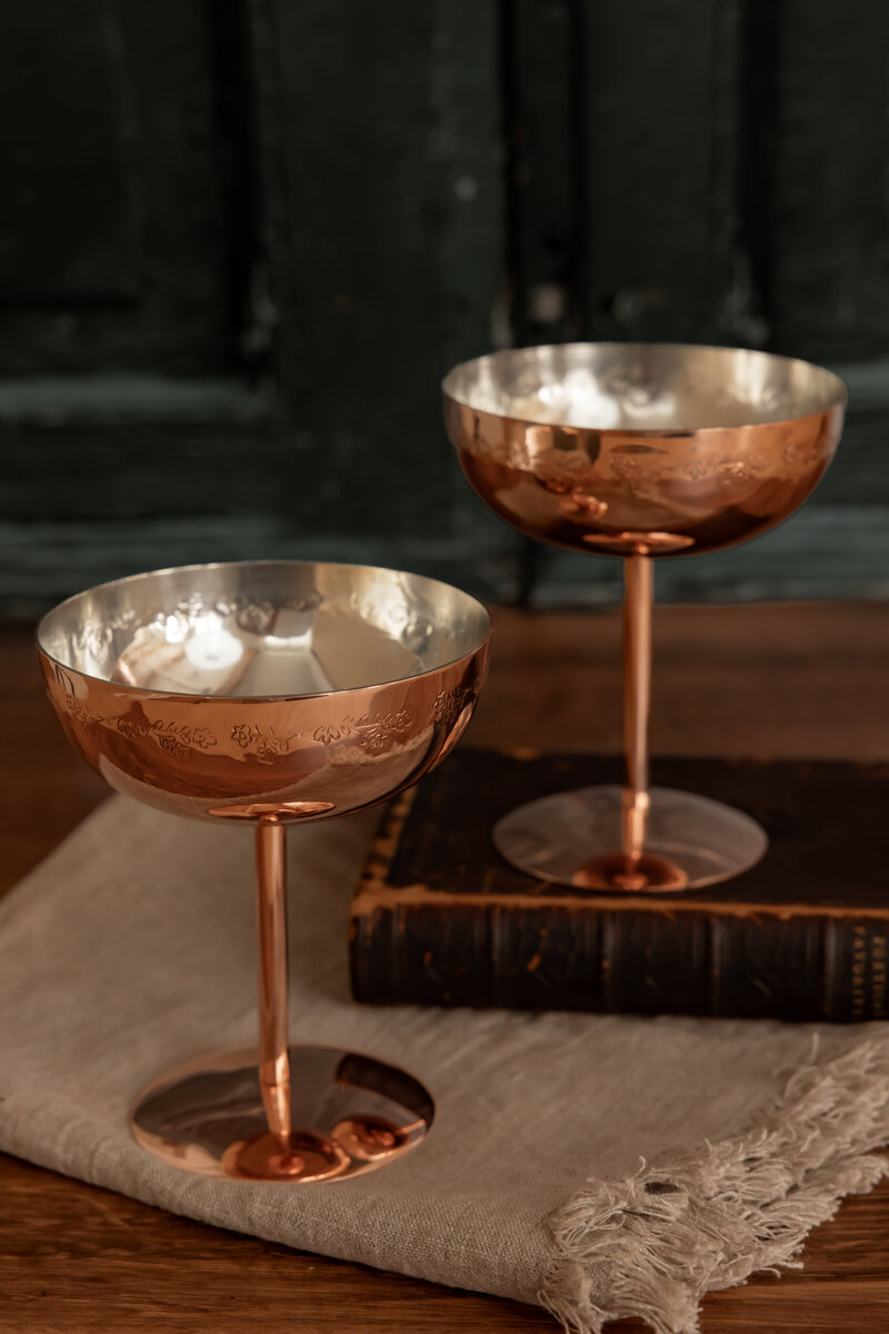 Coppermill Kitchen Coupe Glasses 2