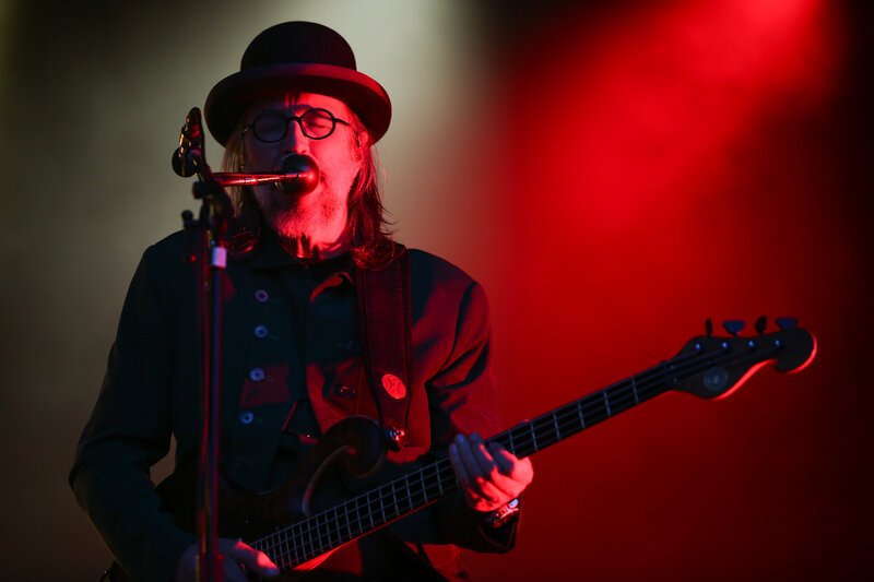 North Carolina Music Photographer, Light Shifter Studios captures an image of Les Claypool in Asheville. 