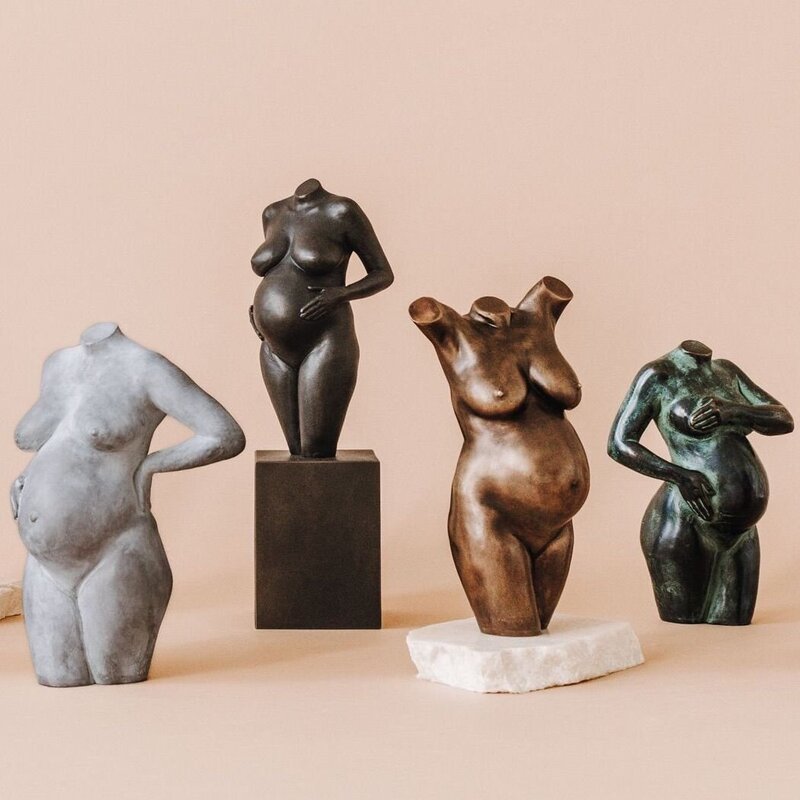 Pregnancy 3D statuette of BellySisters