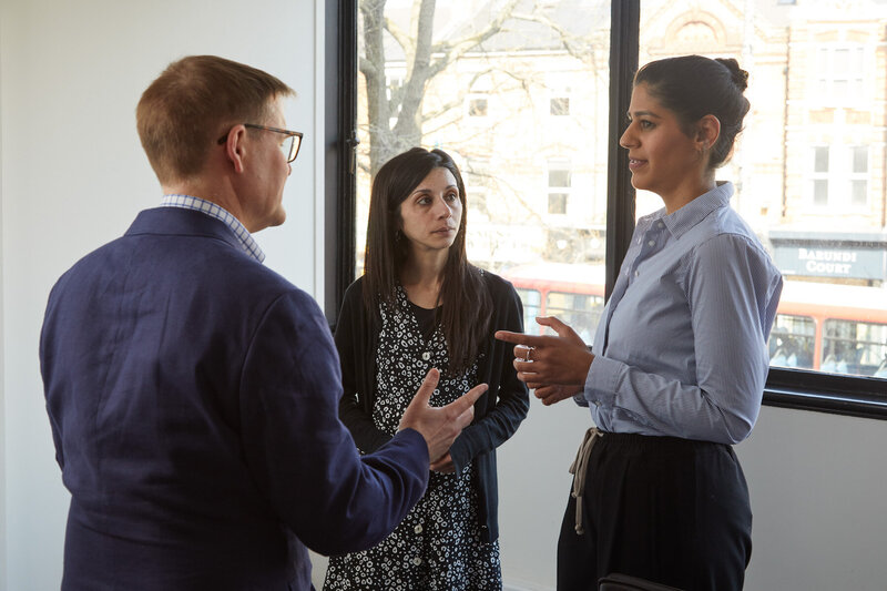 Image of Dr Matt Williams, Lillie and Shivani