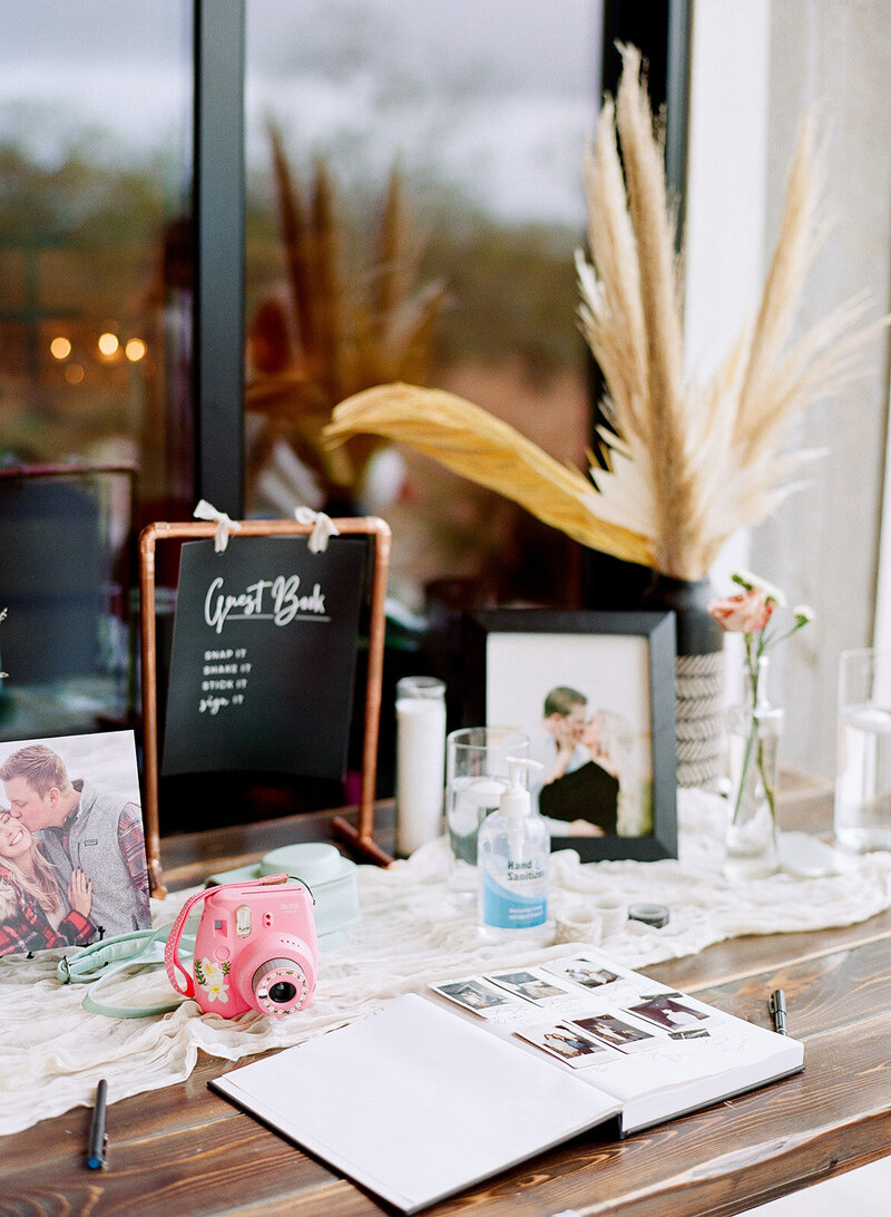 wedding welcome table