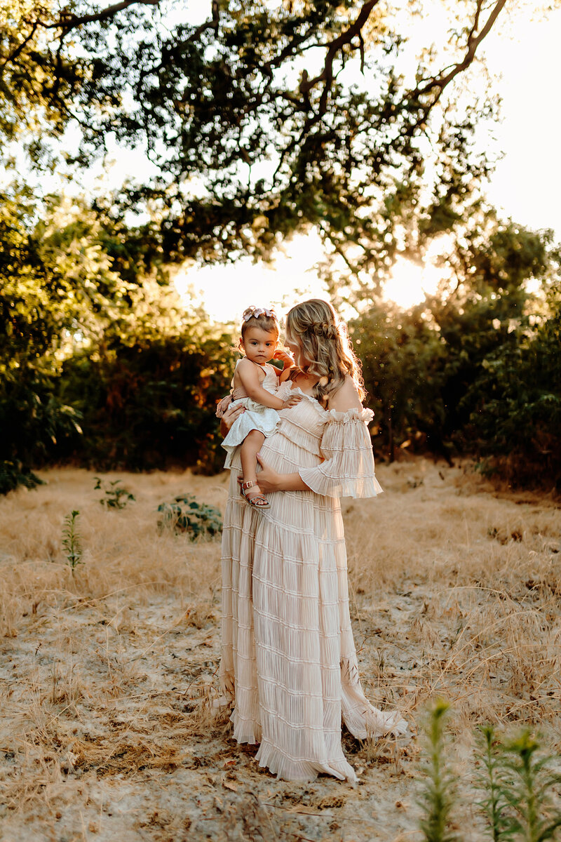 Modesto CA Family Maternity Session