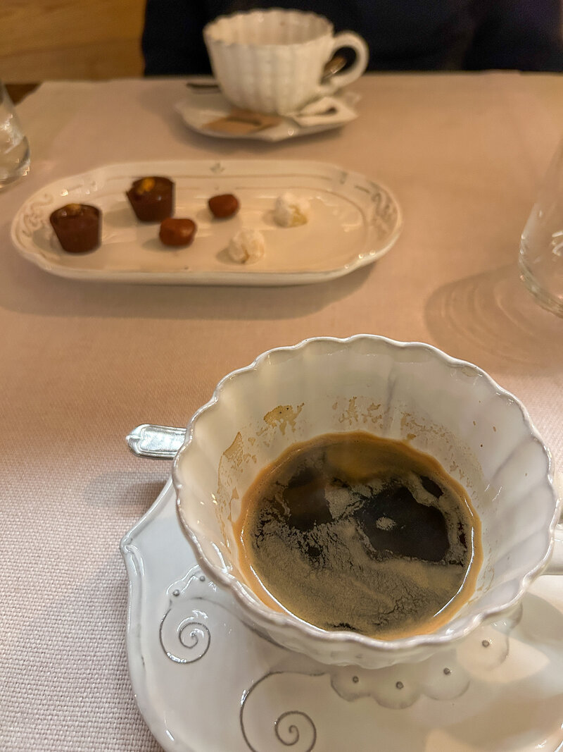 Coffee at Degustaria Italiana agli Uffizi in Florence, Italy