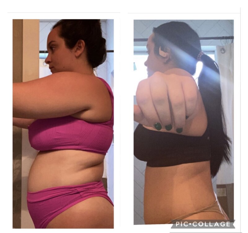 Before and after of Morgan