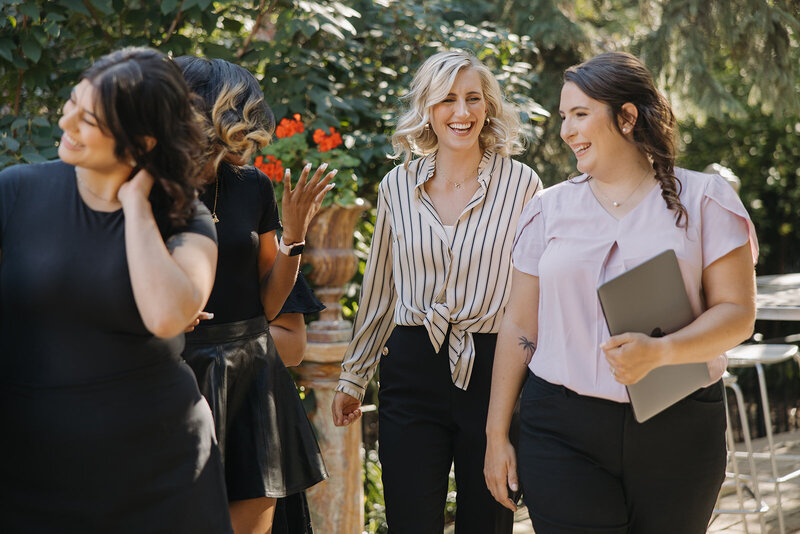 Wedding planner sales coach with after a successful session