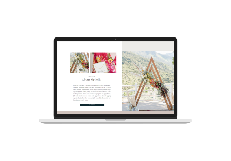 Semi-Custom Website - Ophelia Home Page 2