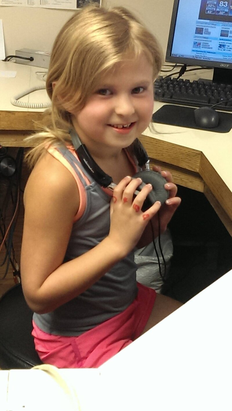 cam at radio station