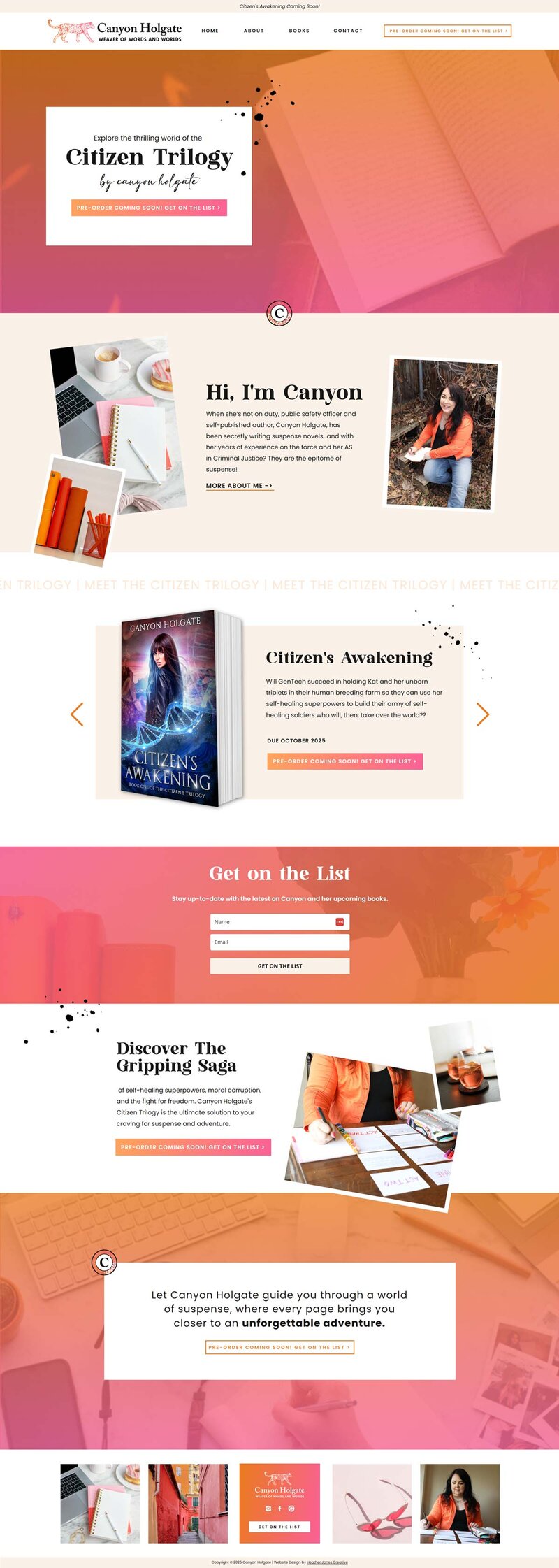 Charleston Elite's Custom Showit Website Design by Heather Jones Creative