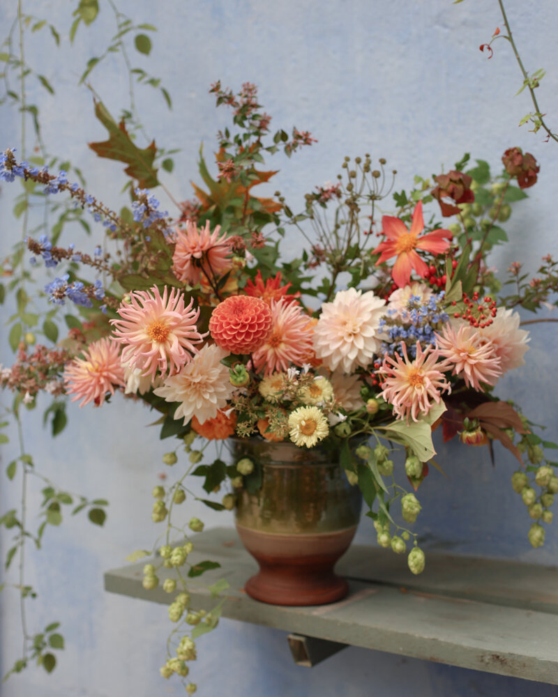 Floral bowl at the retreat at Hutton Wandesley