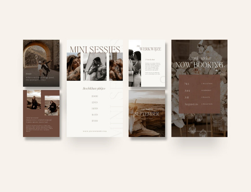Luxe fotograaf Instagram templates Wild Willow 3