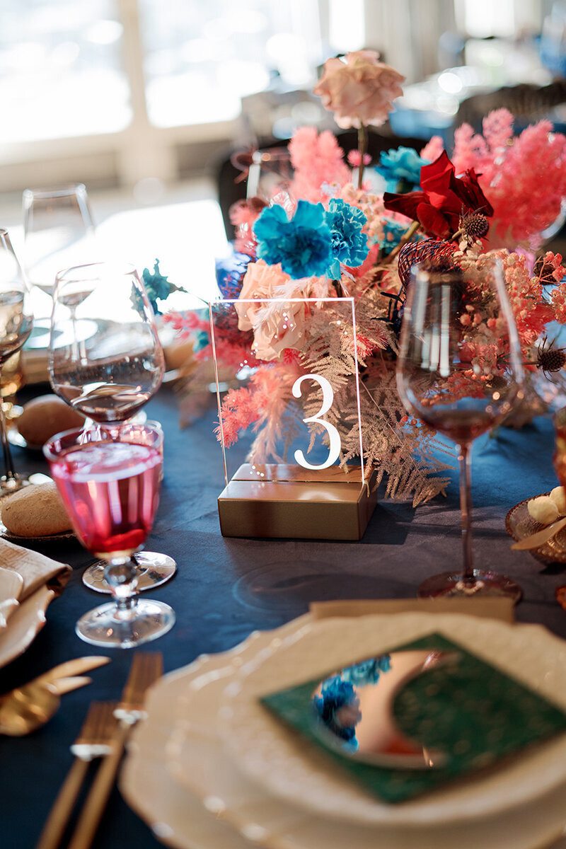 illuminated celestial table number