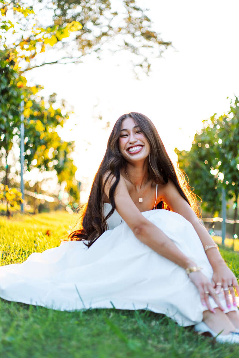 Senior girl photos montaluce vineyard ga 5