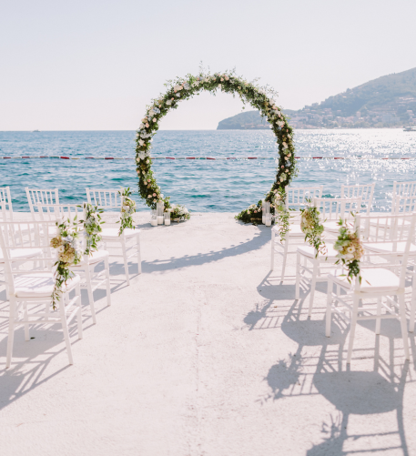 Destination wedding planned by concierge travel for honeymoons