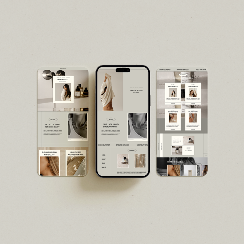 Luxe Showit Website Templates