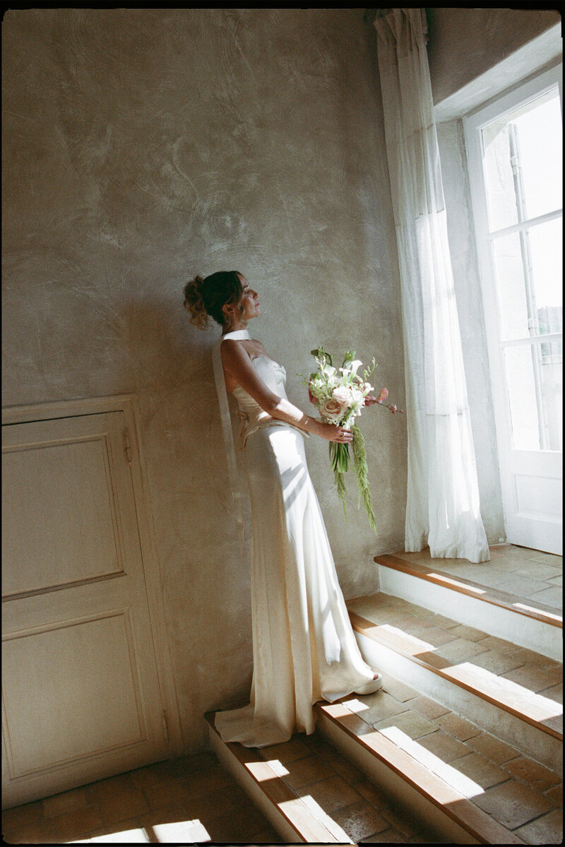 A modern wedding in New York shot on 35mm film