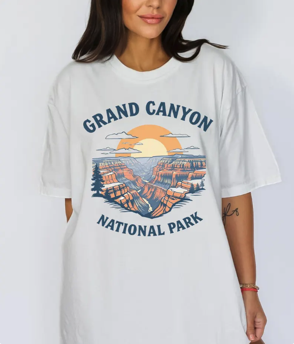 Grand Canyon National Park T Shirt - White