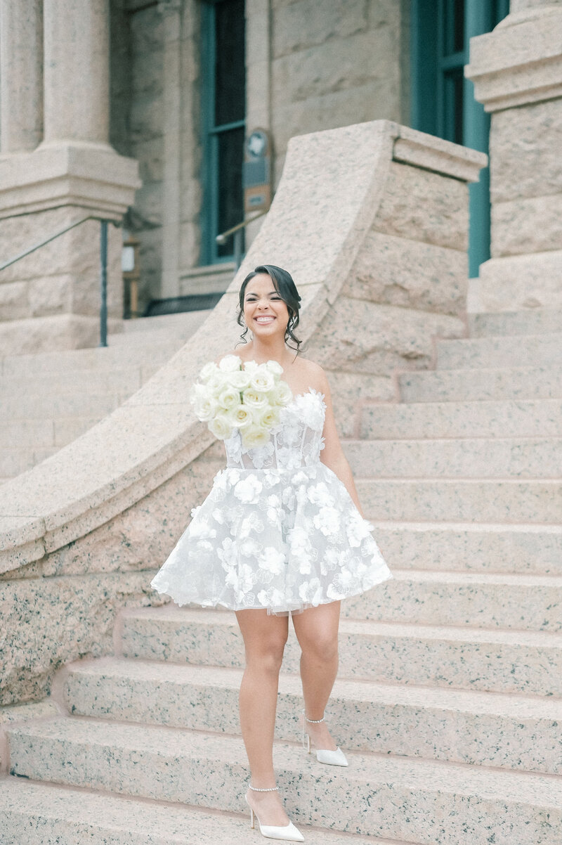 Fort Worth Wedding Photographer | DFW Photographer Rae De Lain Weddings Light and Airy | Man stands embraces woman from behind for engagement session