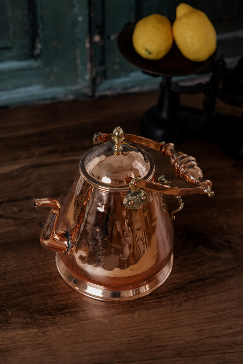 Antique French Copper Kettle 
