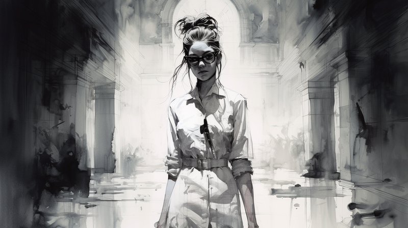 nick0079_a_female_doctor_in_old_lab_coat_pretty_wears_glasses_h_c8ff0f62-c815-4f6a-a25c-1bf204f3ab84