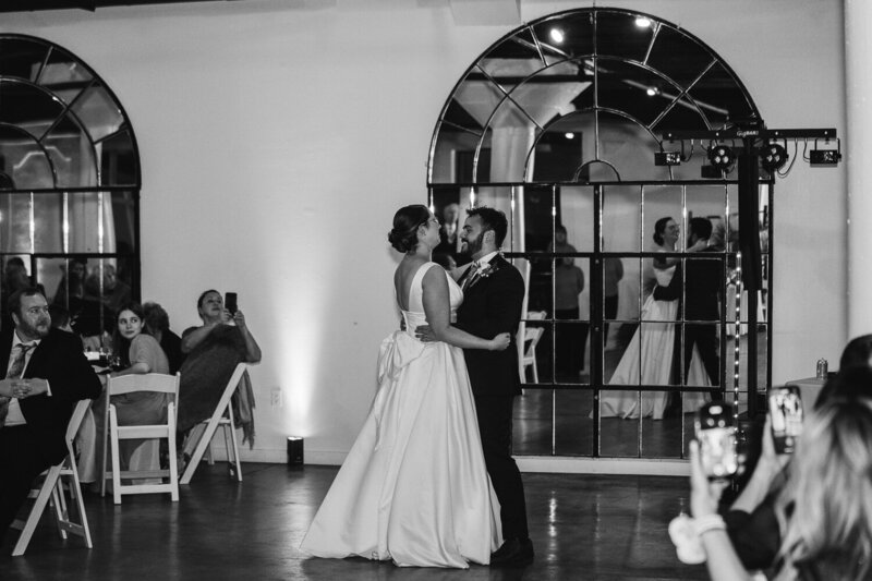 first-dance-black-and-white-wedding-1