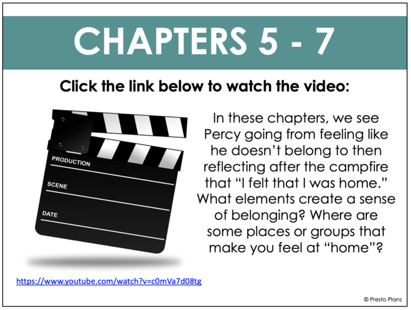 10 Creative Activities to Teach Percy Jackson & The Olympians: The  Lightning Thief by Rick Riordan Teaching Percy Jackson: 10 Creative  Activities - Presto Plans