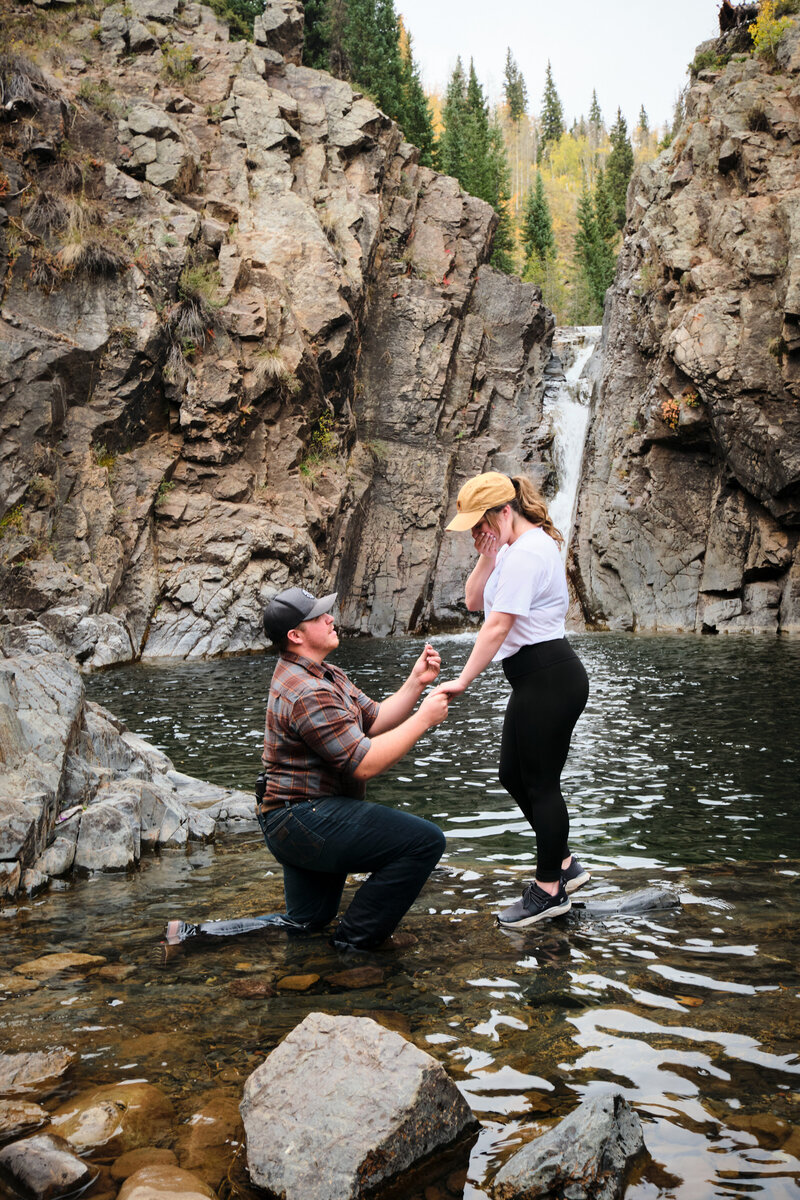 Fall proposal near Durango, CO