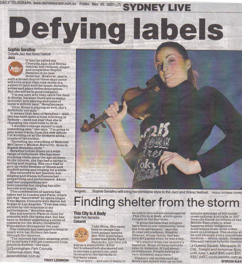 Daily Telegraph May 25 07 2