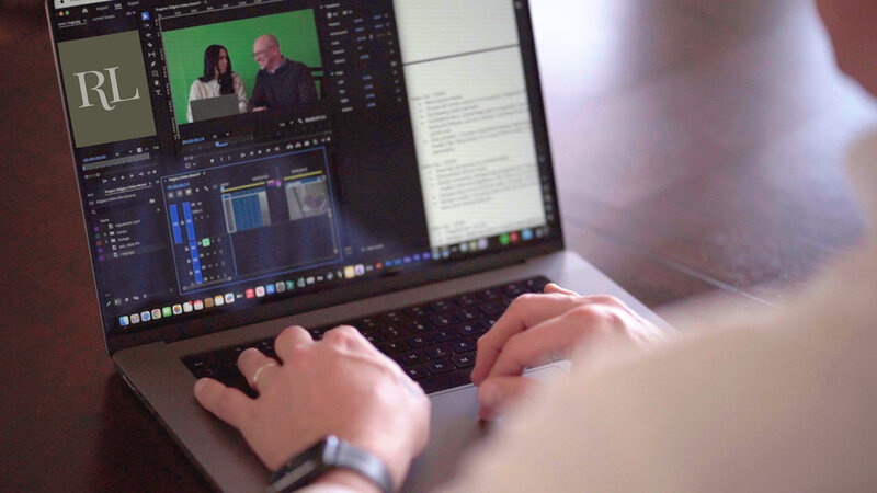 Colin editing promotional brand video 