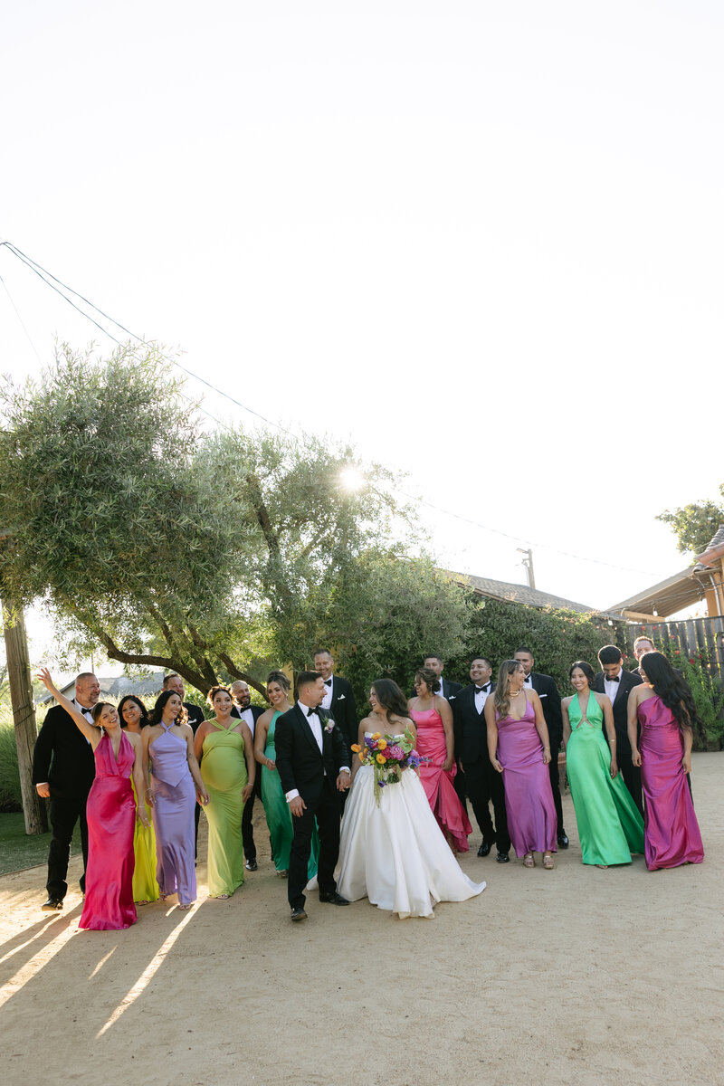 pink and white wedding flower centerpiece at reception