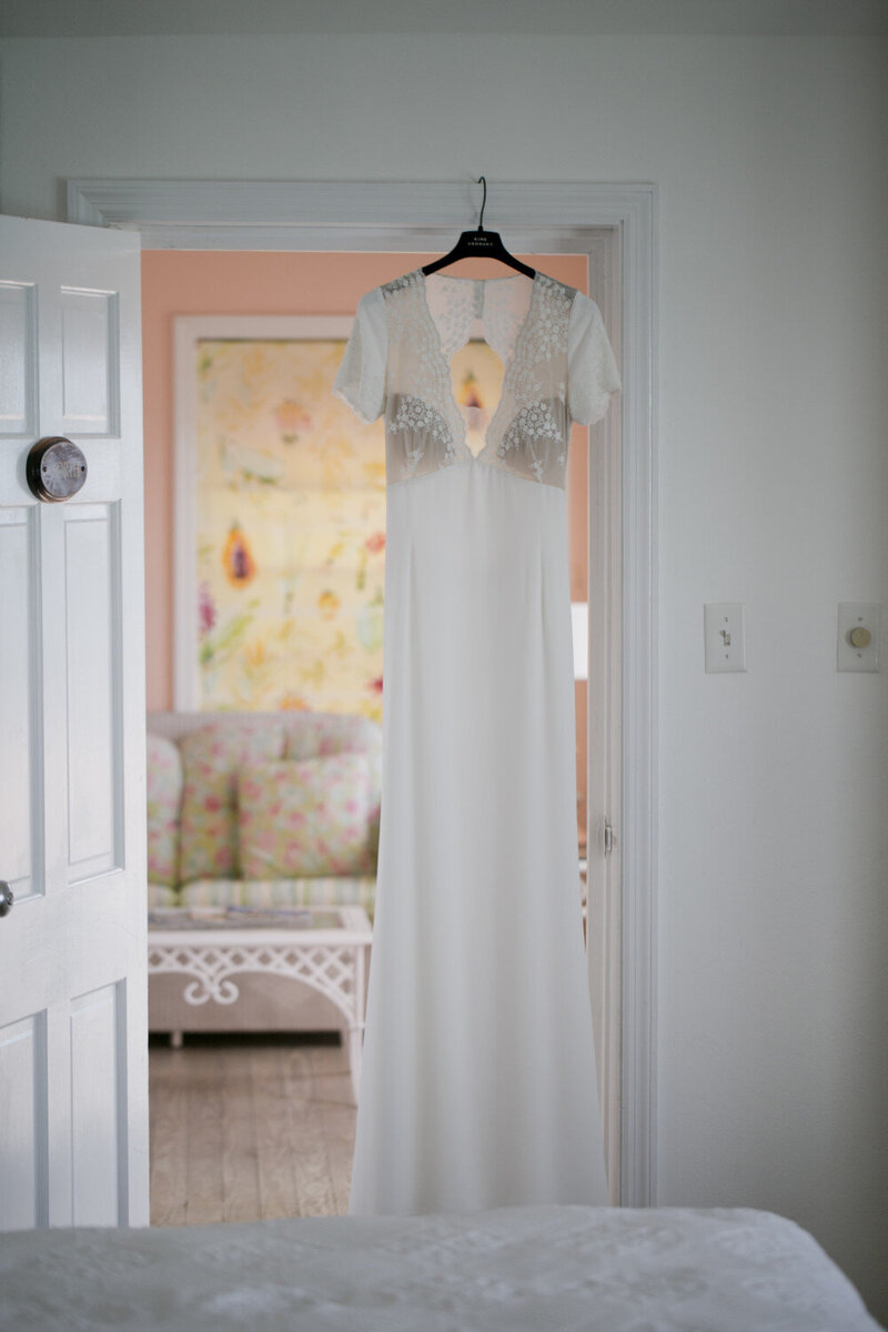 bermuda-wedding-dress-on-hanger