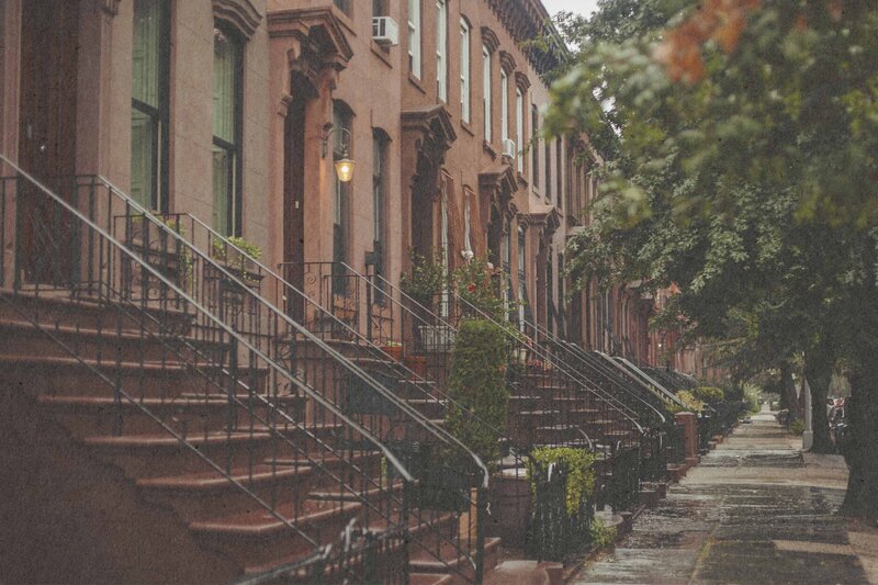 NYC brownstones