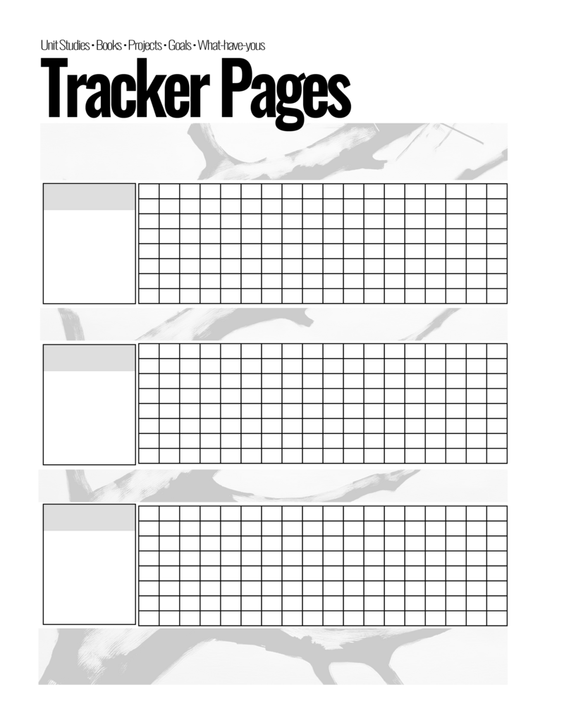 Homeschool Planner Master Pages - Bare Bones Margins Edit18