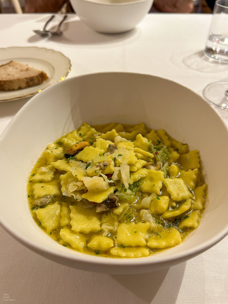 Pasta at Ristorante Scacco Matto in Bologna, Italy