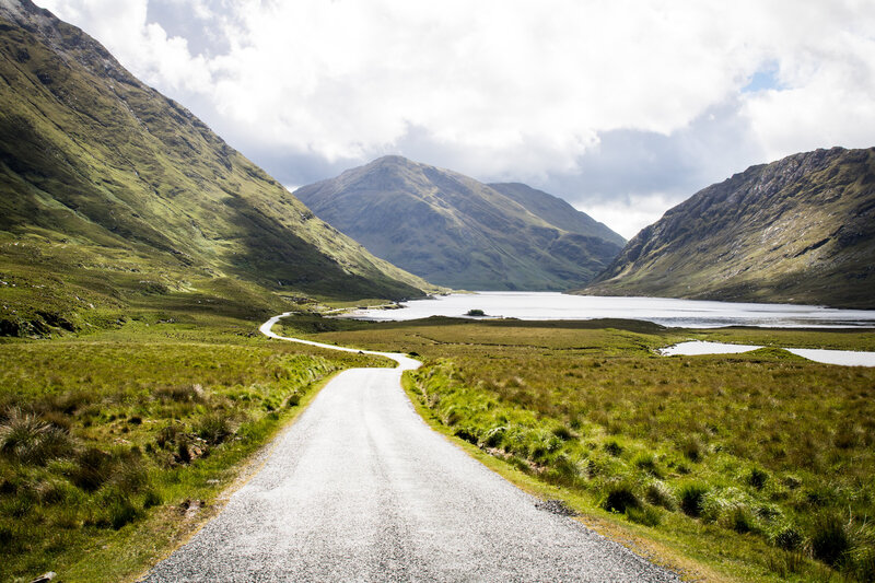 Road from Leenane to Louisburgh Ireland 