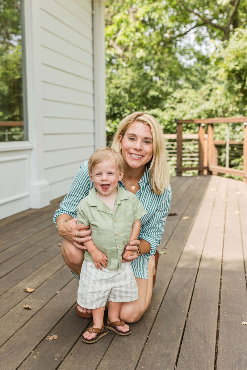 Mom and Son portrait