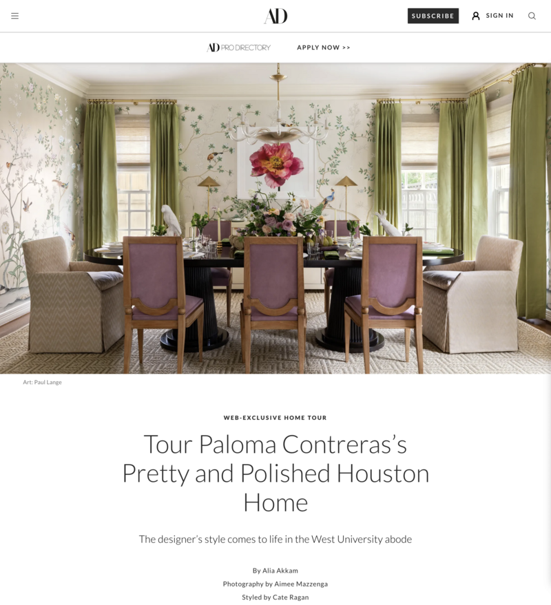 Architectural Digest - Aimee Mazzenga March 20 2024
