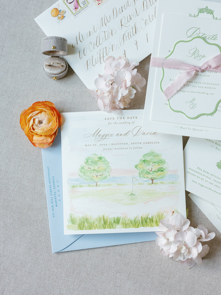 Lindsey Ellen Paper Co. logo – custom wedding stationery designer