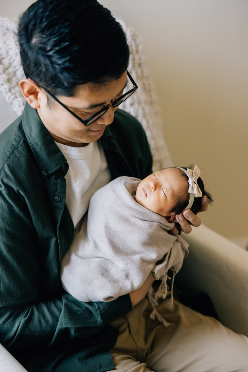 In Home Newborn Photo Session Nashville TN