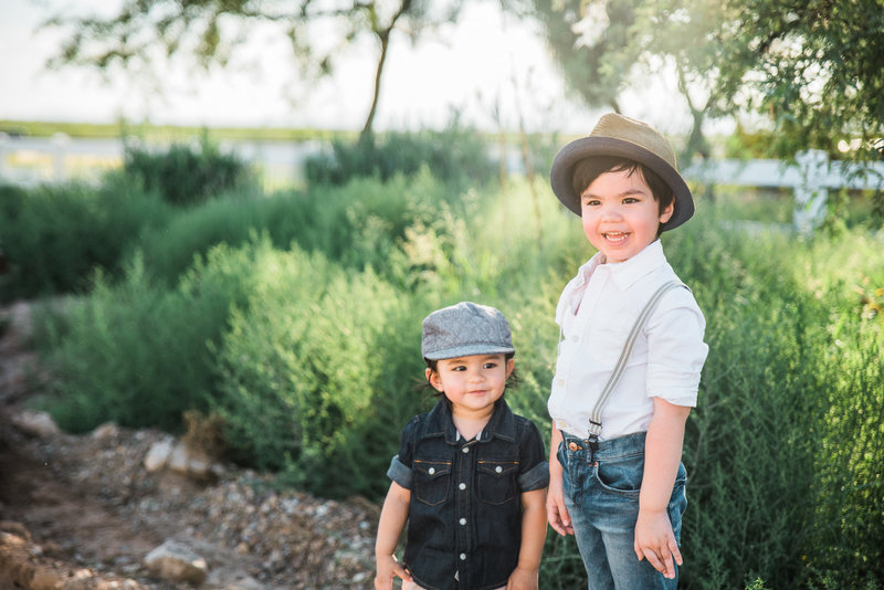 Caleb and Aiden on a typical day | Tucson Wedding Photographer | West End Photography