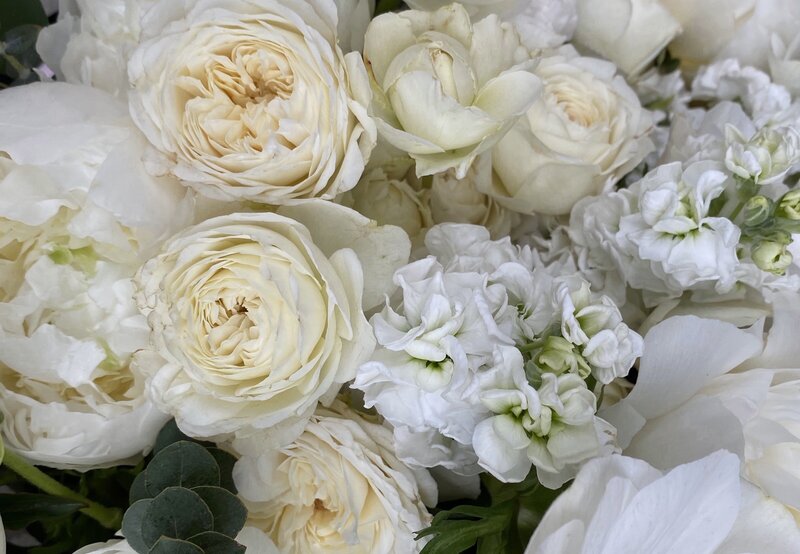 IVORY AND CREAM FLOWERS