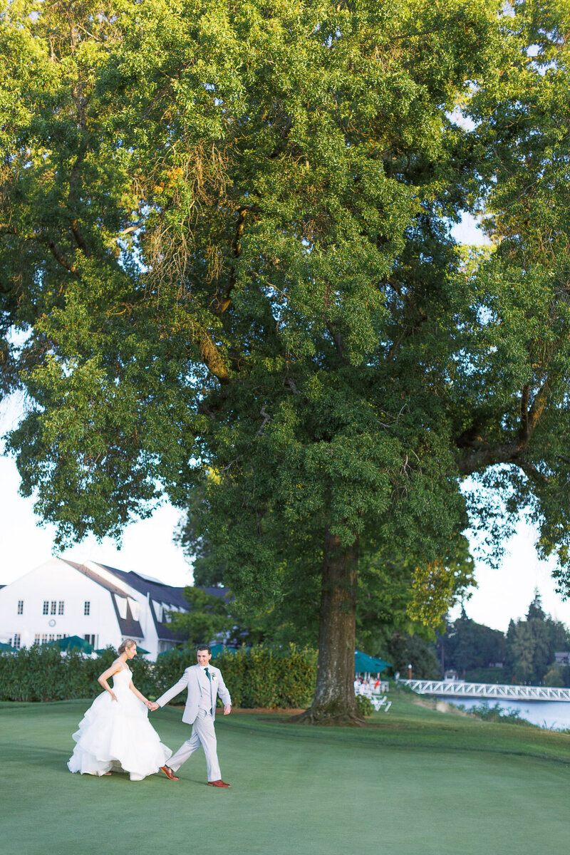 a couple on the river area at waverley country club