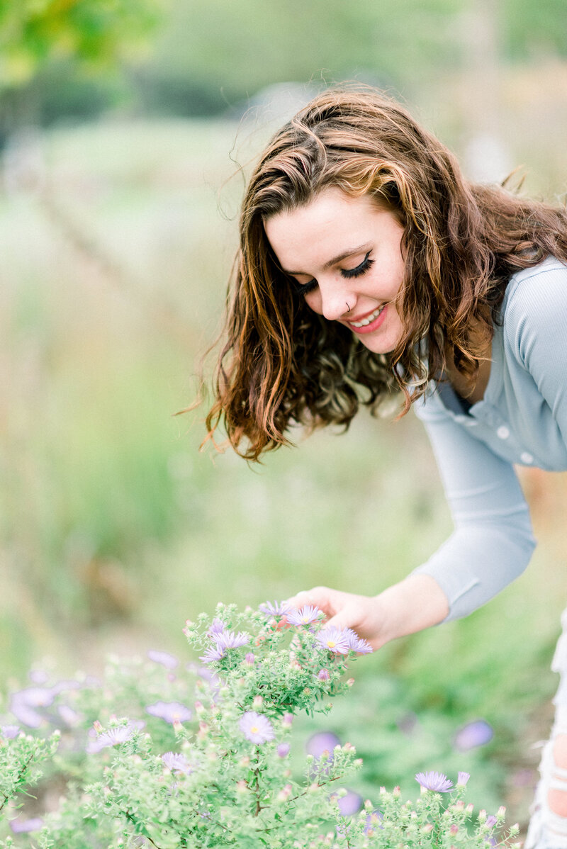 summer senior photos in traverse city michigan