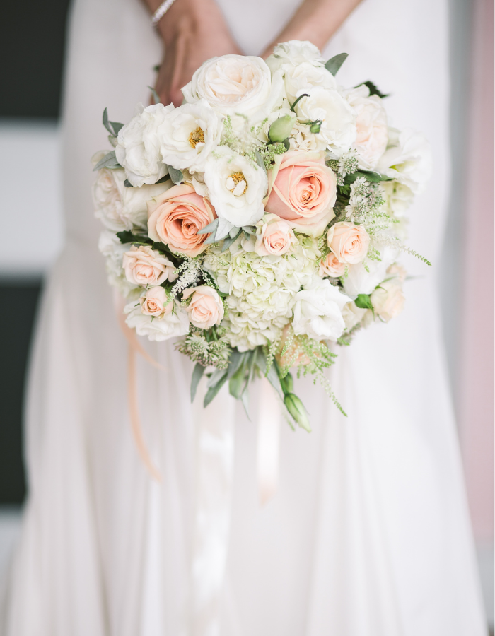 bridal bouquet roses