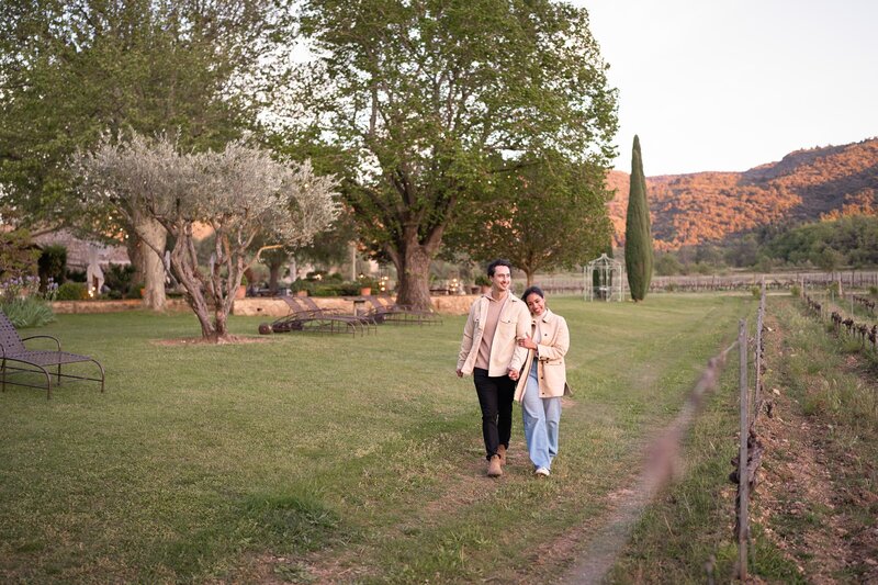 Bastide de Marie Provence Engagement Couple Photo shoot